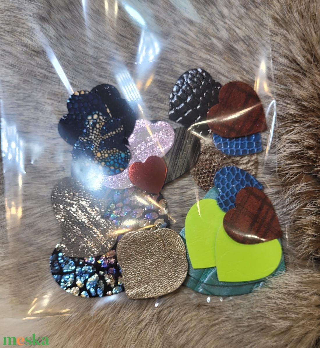 LoveCraft 3 - valódi bőr alkotó csomag - kellékek & szerszámok - rövidáru - maradék bőr anyag - Meska.hu