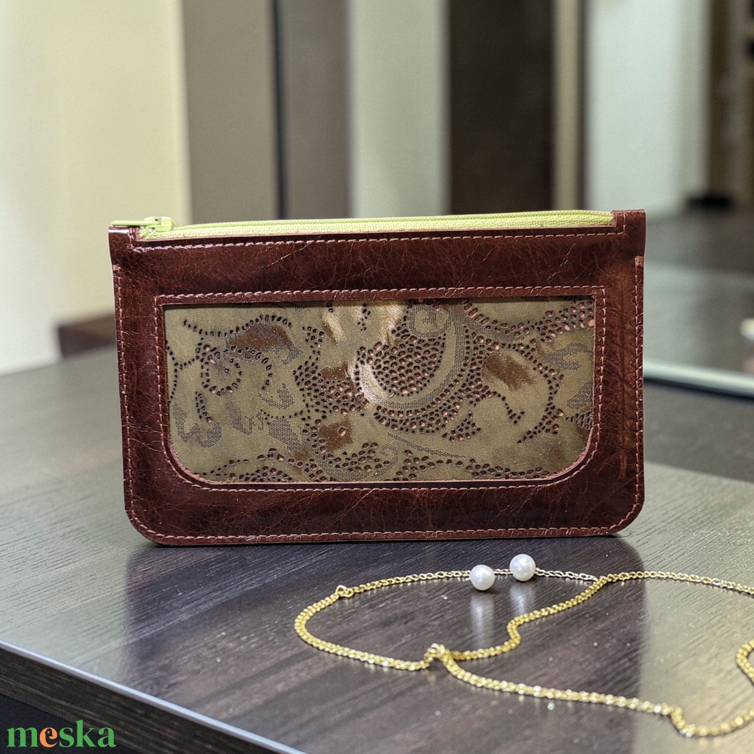 Elegancy - bőr tok - táska & tok - pénztárca & más tok - aprópénztartó - Meska.hu