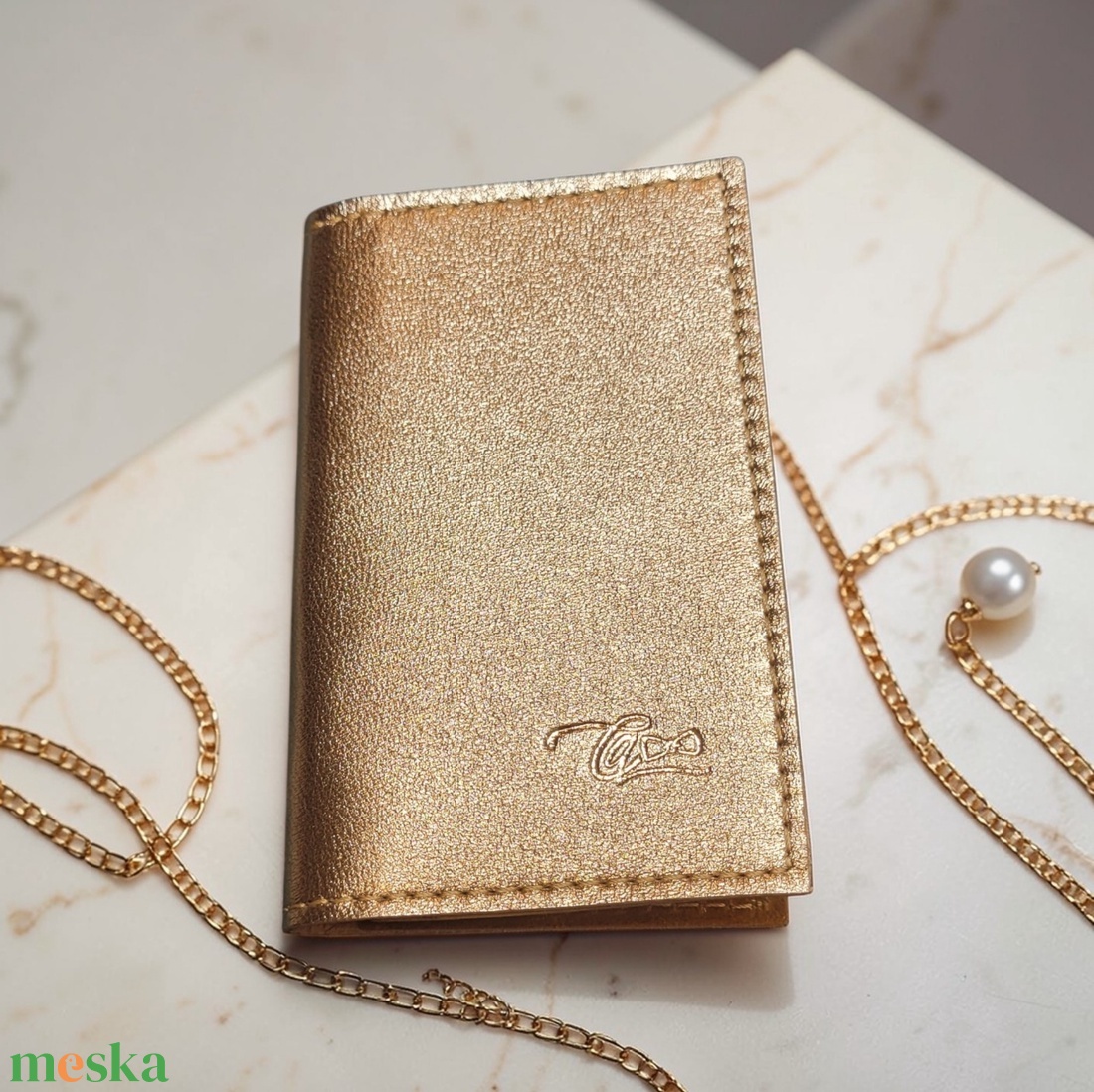 Sunshine névjegy tartó - táska & tok - pénztárca & más tok - kártyatartó & irattartó - Meska.hu