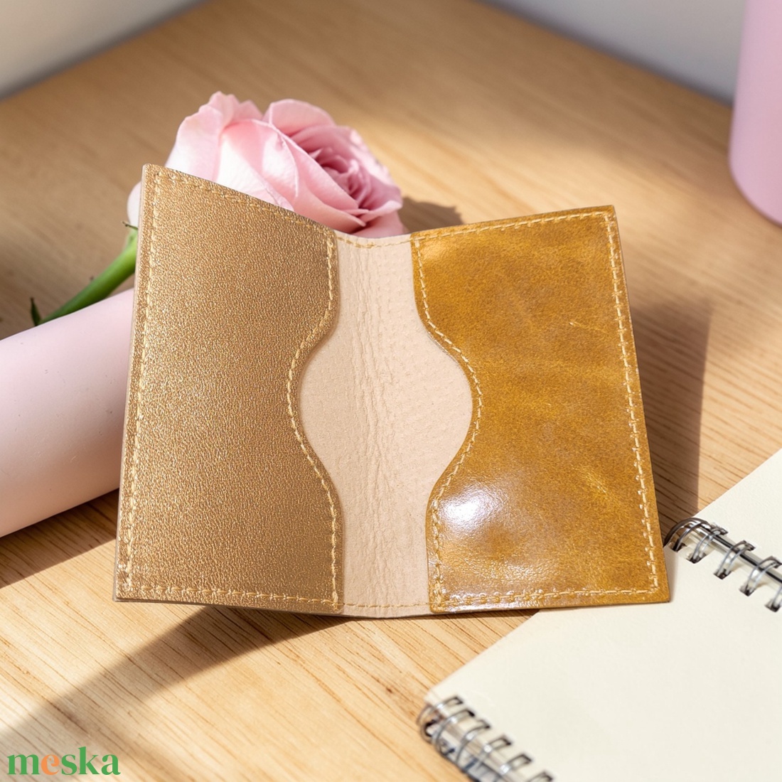 Sunshine névjegy tartó - táska & tok - pénztárca & más tok - kártyatartó & irattartó - Meska.hu