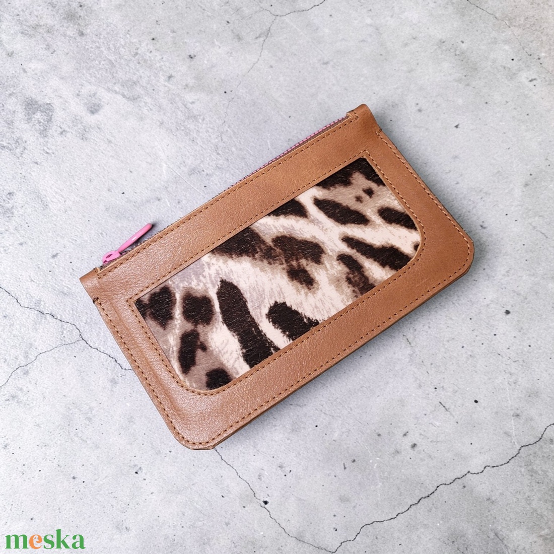 Brownie - bőr tok - táska & tok - pénztárca & más tok - aprópénztartó - Meska.hu