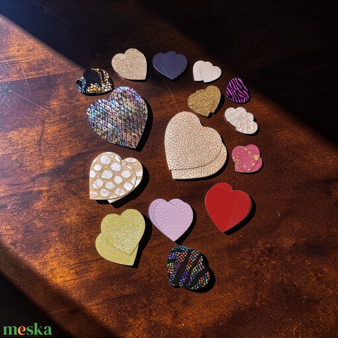 LoveCraft 5 - valódi bőr alkotó csomag - kellékek & szerszámok - rövidáru - maradék bőr anyag - Meska.hu