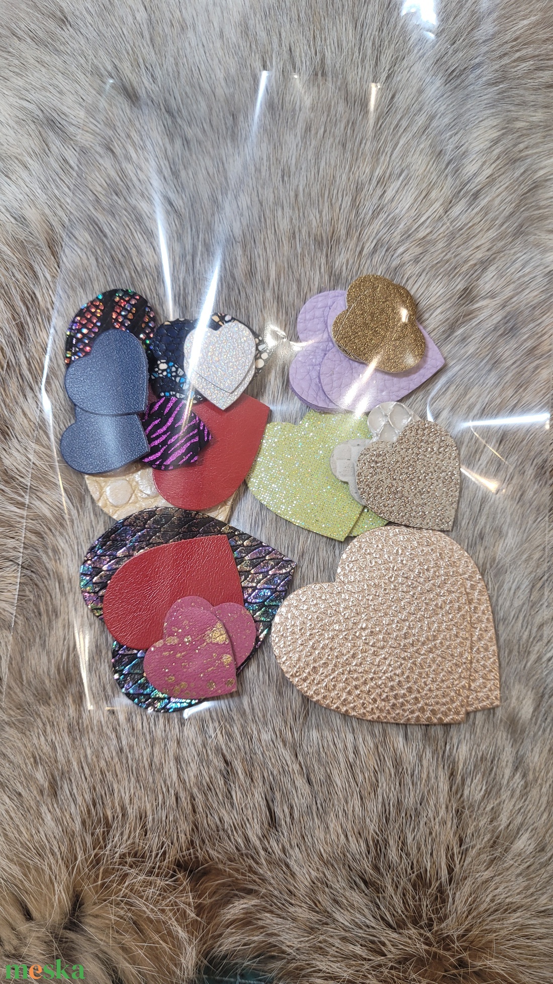 LoveCraft 5 - valódi bőr alkotó csomag - kellékek & szerszámok - rövidáru - maradék bőr anyag - Meska.hu