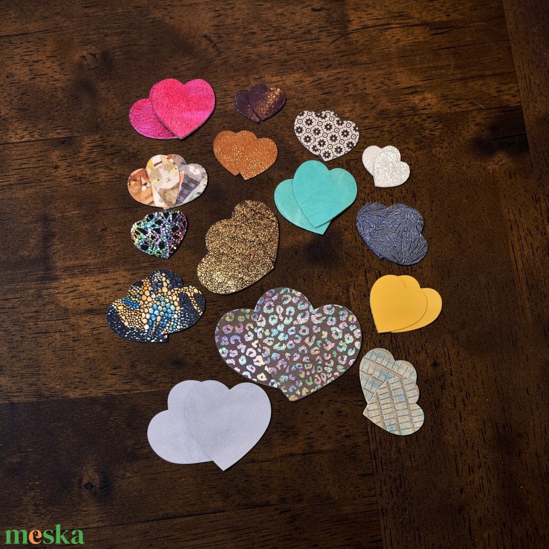 LoveCraft 12 - valódi bőr alkotó csomag - kellékek & szerszámok - rövidáru - maradék bőr anyag - Meska.hu