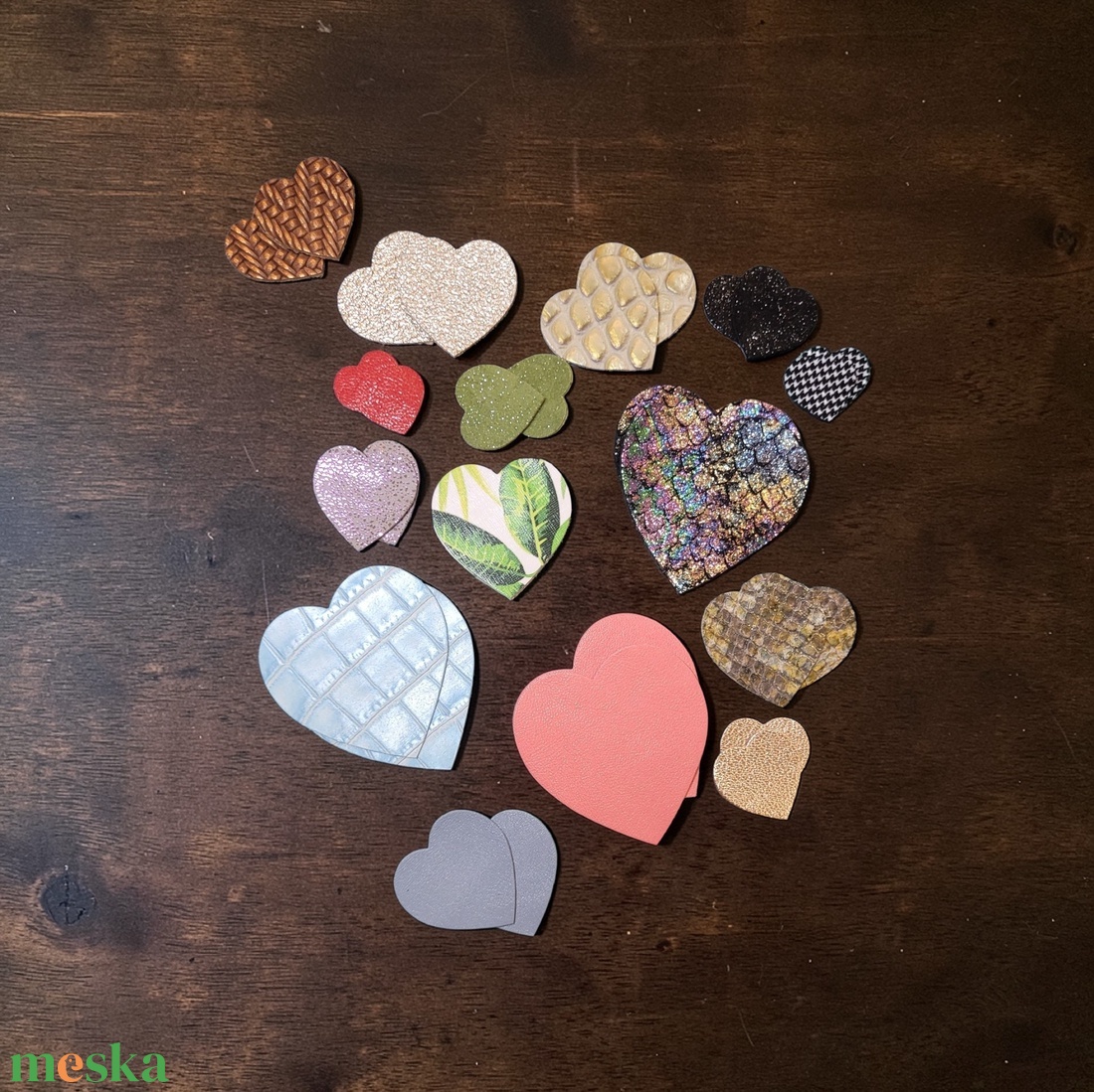 LoveCraft 4 - valódi bőr alkotó csomag - kellékek & szerszámok - rövidáru - maradék bőr anyag - Meska.hu