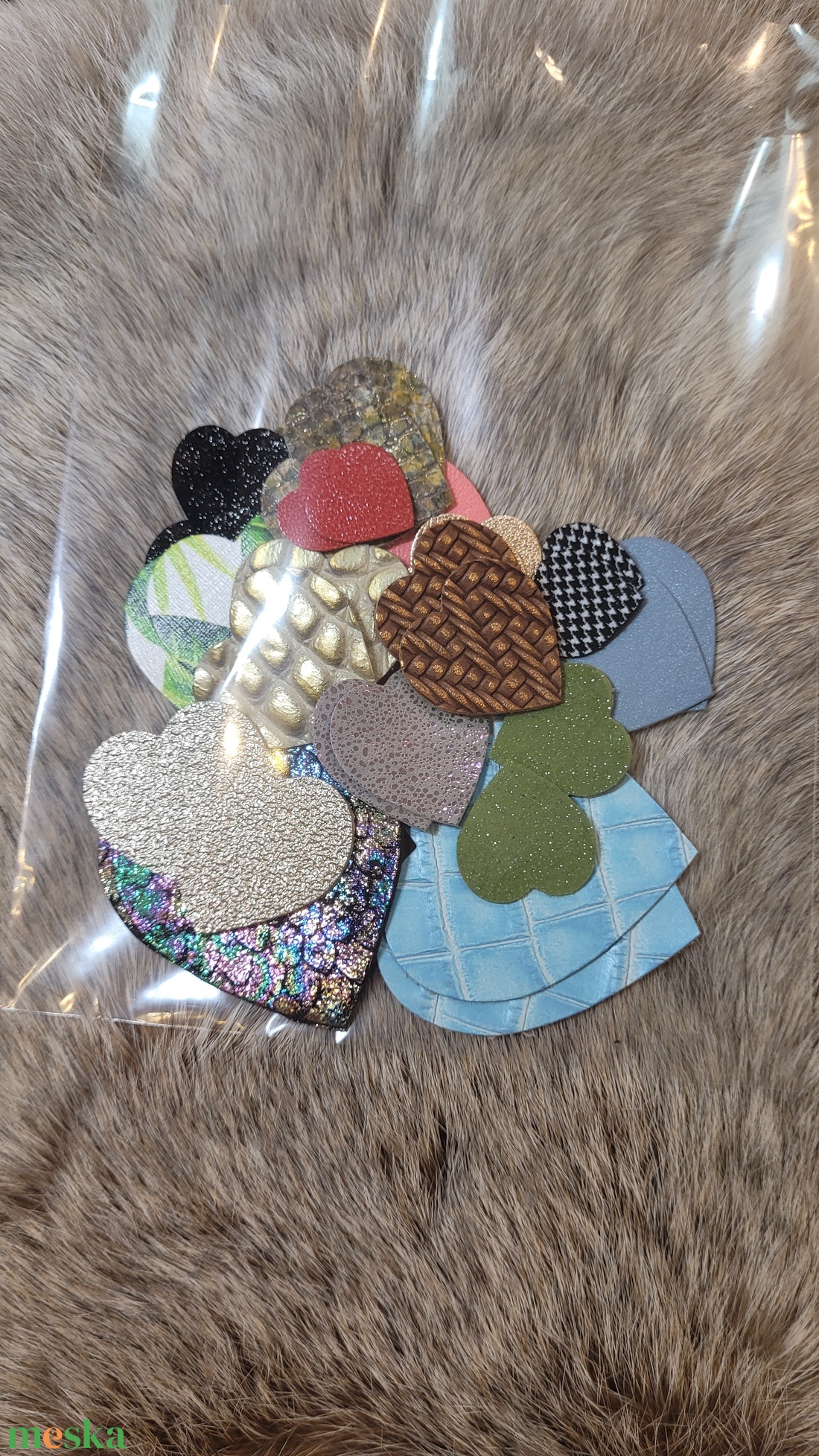 LoveCraft 4 - valódi bőr alkotó csomag - kellékek & szerszámok - rövidáru - maradék bőr anyag - Meska.hu