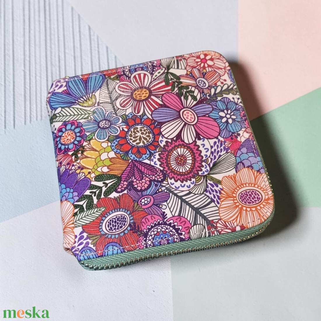 Pop art - mini tárca - táska & tok - pénztárca & más tok - pénztárca - női pénztárca - Meska.hu