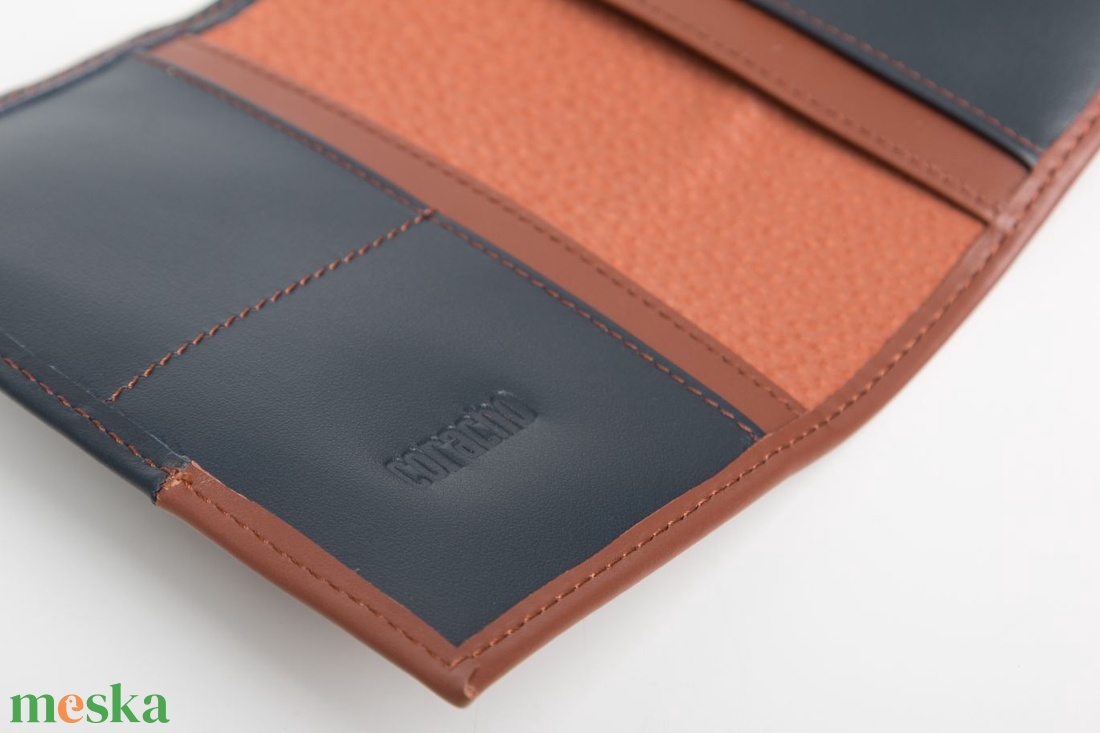 Blue Brown Wallet - Marhabőr tárca - táska & tok - pénztárca & más tok - pénztárca - férfi pénztárca - Meska.hu Blue Brown Wallet - Marhabőr tárca - táska & tok - pénztárca & más tok - pénztárca - férfi pénztárca - Meska.hu