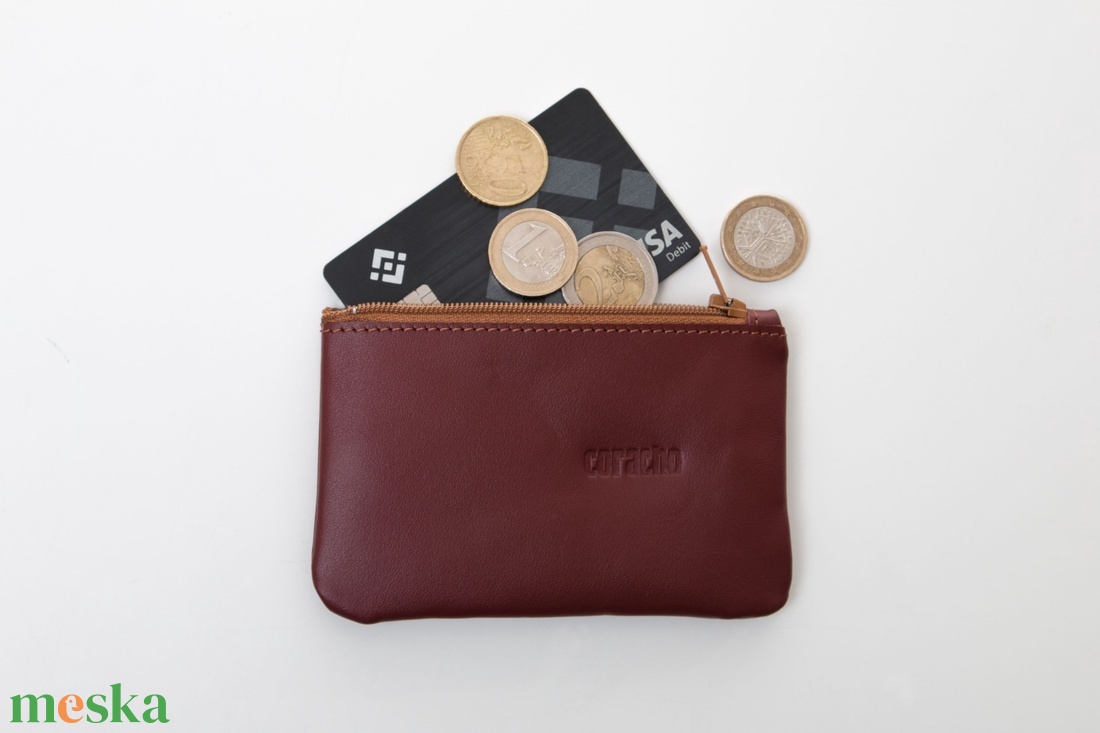 Coin red - bőr aprótartó bordó - táska & tok - pénztárca & más tok - aprópénztartó - Meska.hu Coin red - bőr aprótartó bordó - táska & tok - pénztárca & más tok - aprópénztartó - Meska.hu
