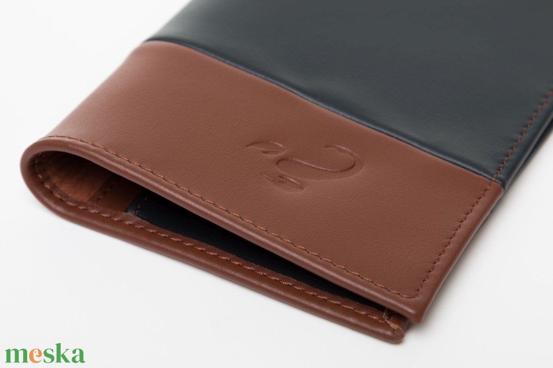 Blue Brown Wallet - Marhabőr tárca - táska & tok - pénztárca & más tok - pénztárca - férfi pénztárca - Meska.hu Blue Brown Wallet - Marhabőr tárca - táska & tok - pénztárca & más tok - pénztárca - férfi pénztárca - Meska.hu
