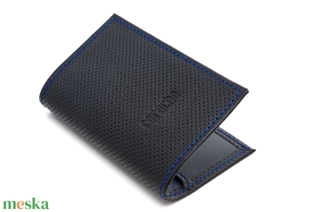 Black Wallet Small - Fekete perforált marhabőr kártyatartó - kistárca - táska & tok - pénztárca & más tok - pénztárca - férfi pénztárca - Meska.hu Black Wallet Small - Fekete perforált marhabőr kártyatartó - kistárca - táska & tok - pénztárca & más tok - pénztárca - férfi pénztárca - Meska.hu