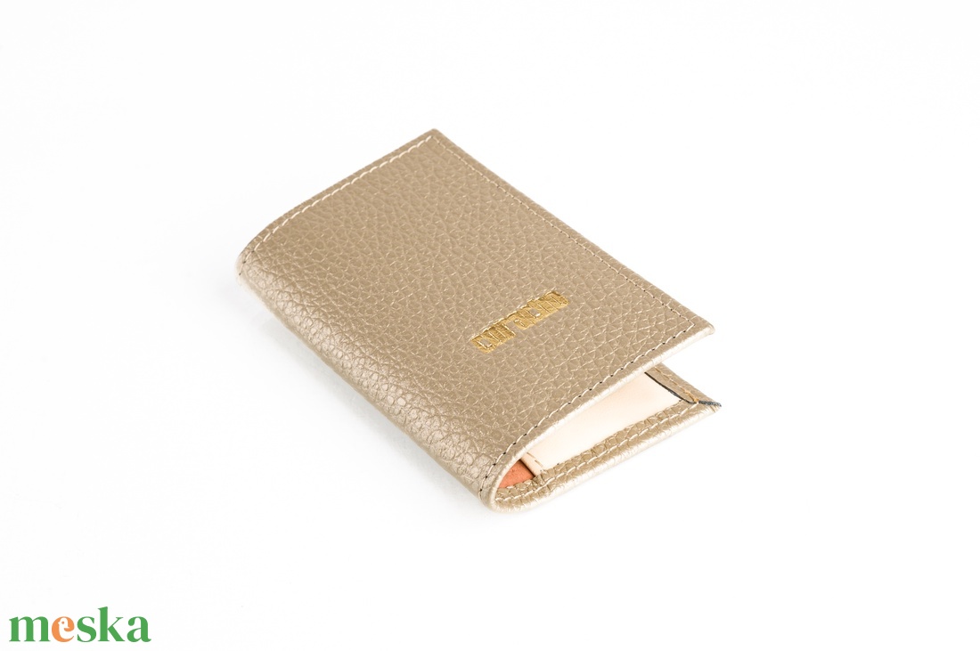Golden Wallet Small - Arany marhabőr kártyatartó - kistárca - táska & tok - pénztárca & más tok - pénztárca - férfi pénztárca - Meska.hu Golden Wallet Small - Arany marhabőr kártyatartó - kistárca - táska & tok - pénztárca & más tok - pénztárca - férfi pénztárca - Meska.hu