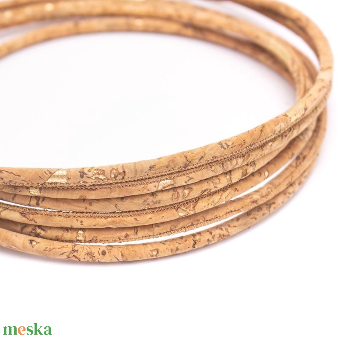 Kerek parafa zsinór 5mm vastag (50cm) kiszerelésben - kellékek & szerszámok - fa - egyéb fatermék - Meska.hu