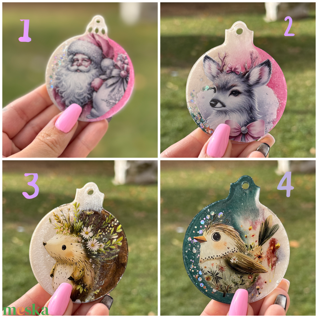 Karácsonyfa dísz - karácsony - karácsonyi lakásdekoráció - karácsonyfadíszek - Meska.hu