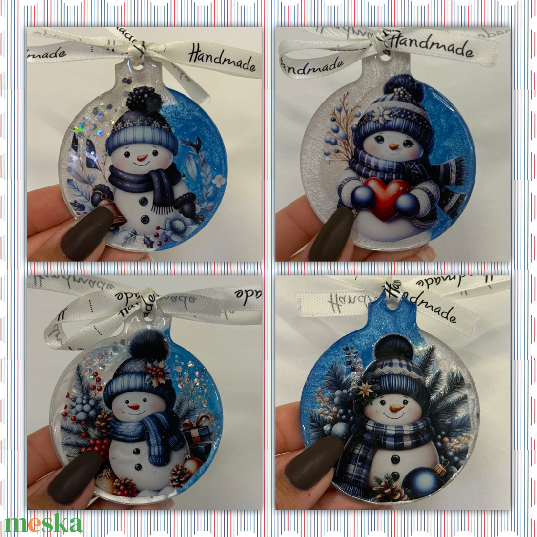 Karácsonyfa dísz - karácsony - karácsonyi lakásdekoráció - karácsonyfadíszek - Meska.hu