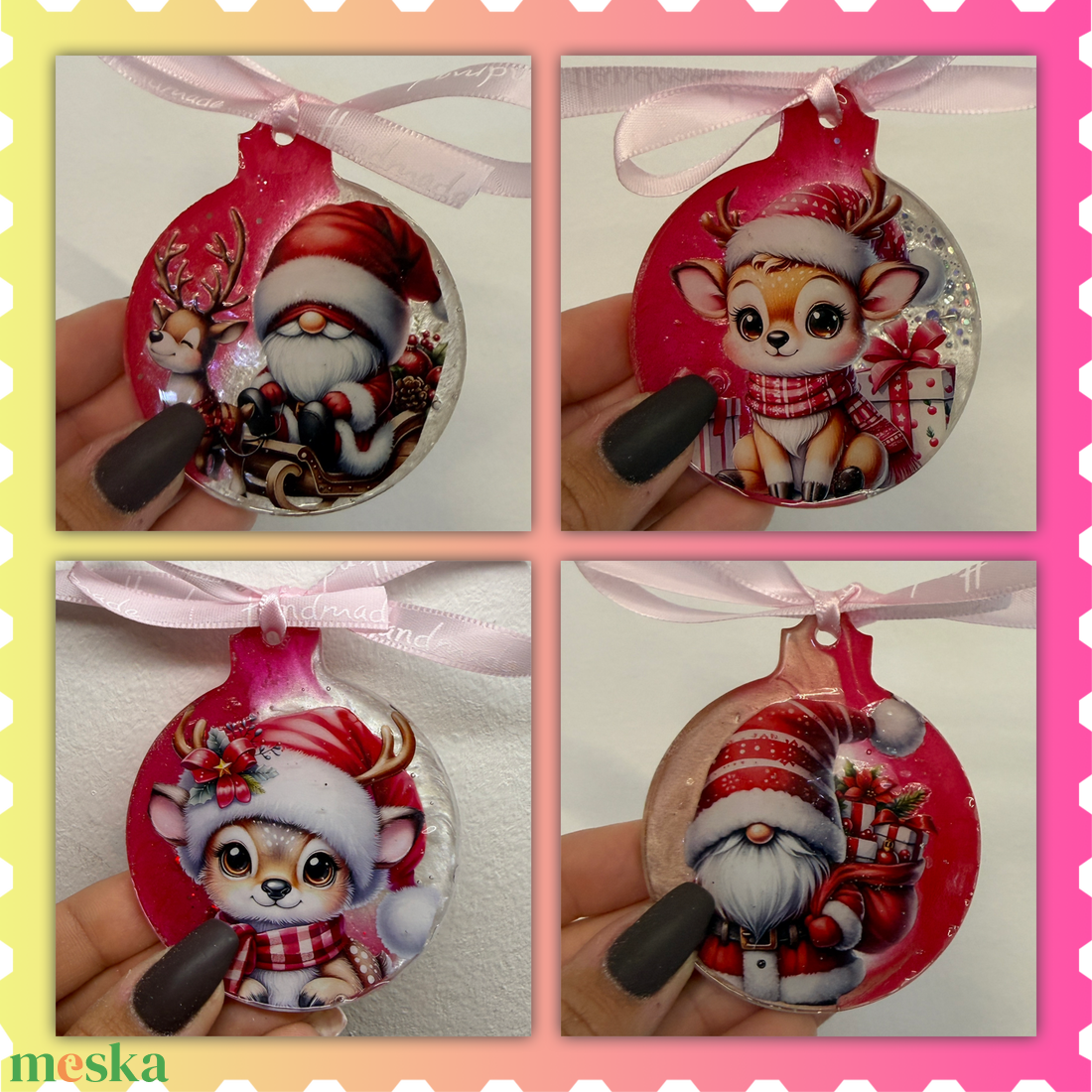 Karácsonyfa dísz - karácsony - karácsonyi lakásdekoráció - karácsonyfadíszek - Meska.hu