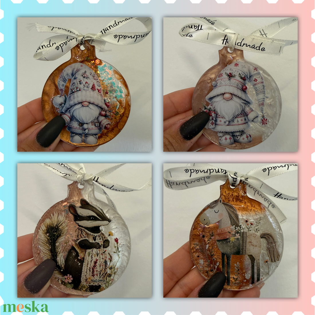 Karácsonyfa dísz - karácsony - karácsonyi lakásdekoráció - karácsonyfadíszek - Meska.hu