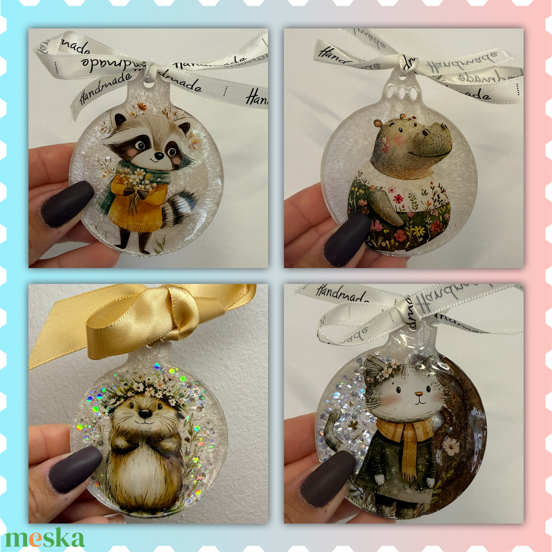 Karácsonyfa dísz - karácsony - karácsonyi lakásdekoráció - karácsonyfadíszek - Meska.hu