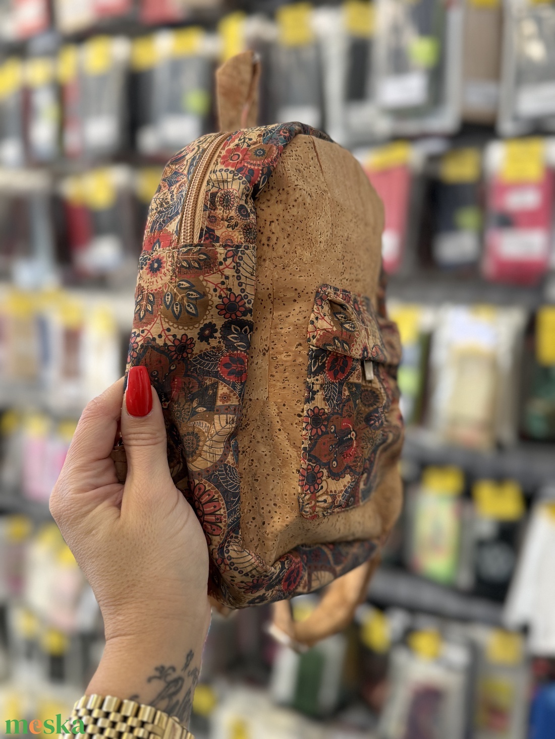 Parafa kis méretű hátizsák - táska & tok - pénztárca & más tok - aprópénztartó - Meska.hu