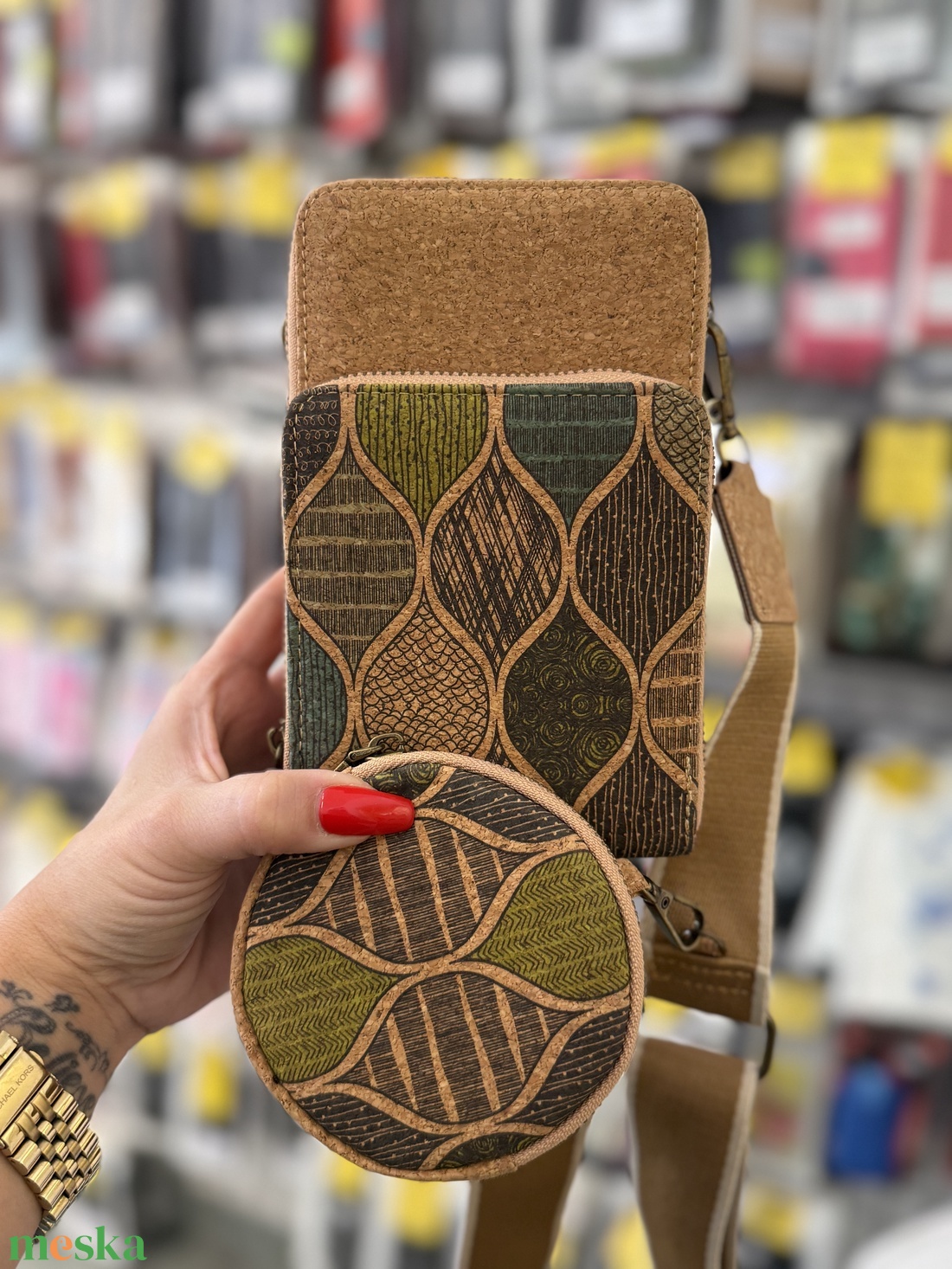 Parafa oldaltáska/mobiltartó - táska & tok - kézitáska & válltáska - kézitáska - Meska.hu