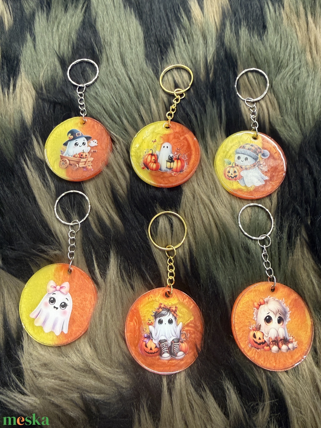 �� Halloween gyanta kulcstartó � - táska & tok - kulcstartó & táskadísz - kulcstartó - Meska.hu