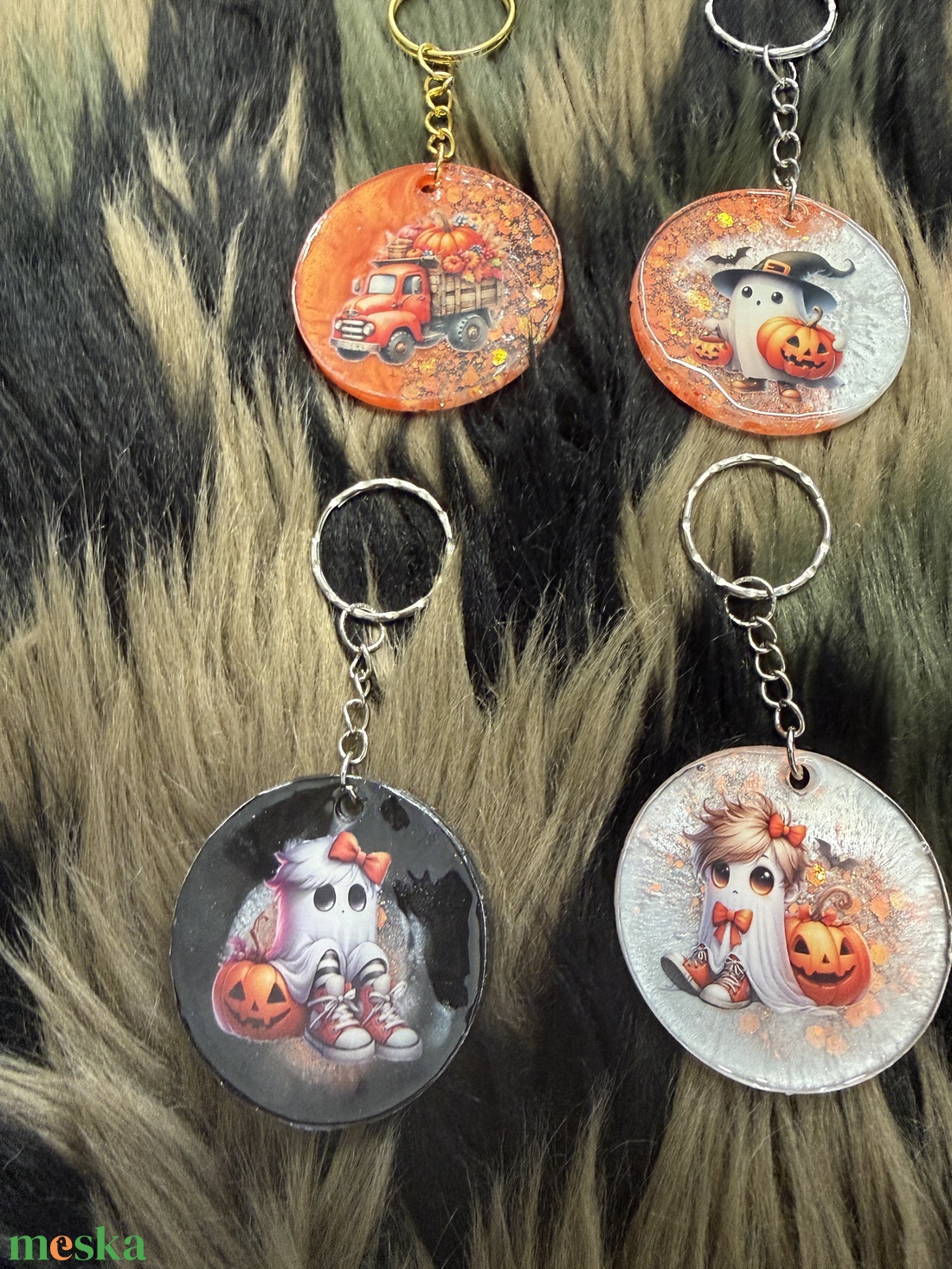 �� Halloween gyanta kulcstartó � - táska & tok - kulcstartó & táskadísz - kulcstartó - Meska.hu