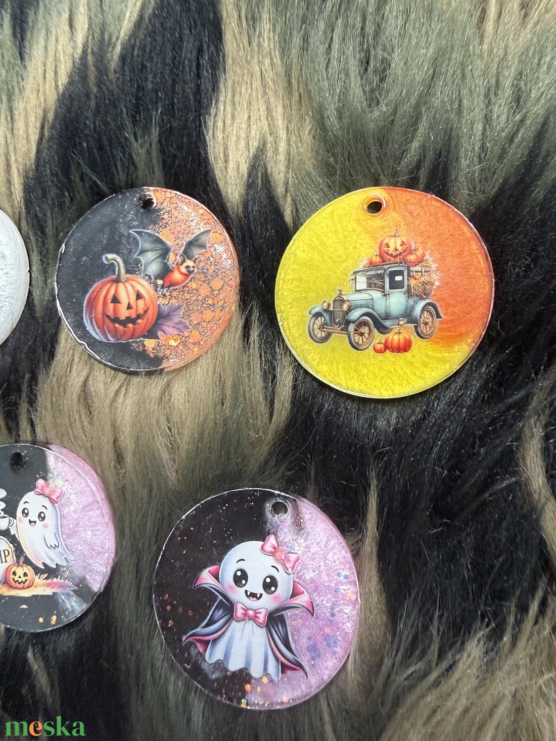 �� Halloween gyanta kulcstartó � - táska & tok - kulcstartó & táskadísz - kulcstartó - Meska.hu