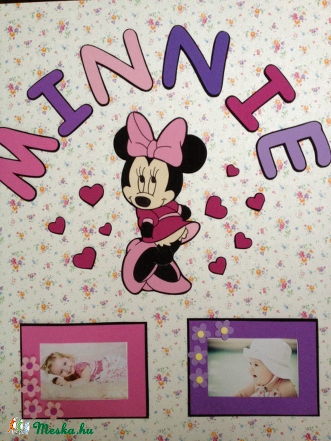 Dekorgumi szoba dekoráció - Minnie egeres -  - Meska.hu