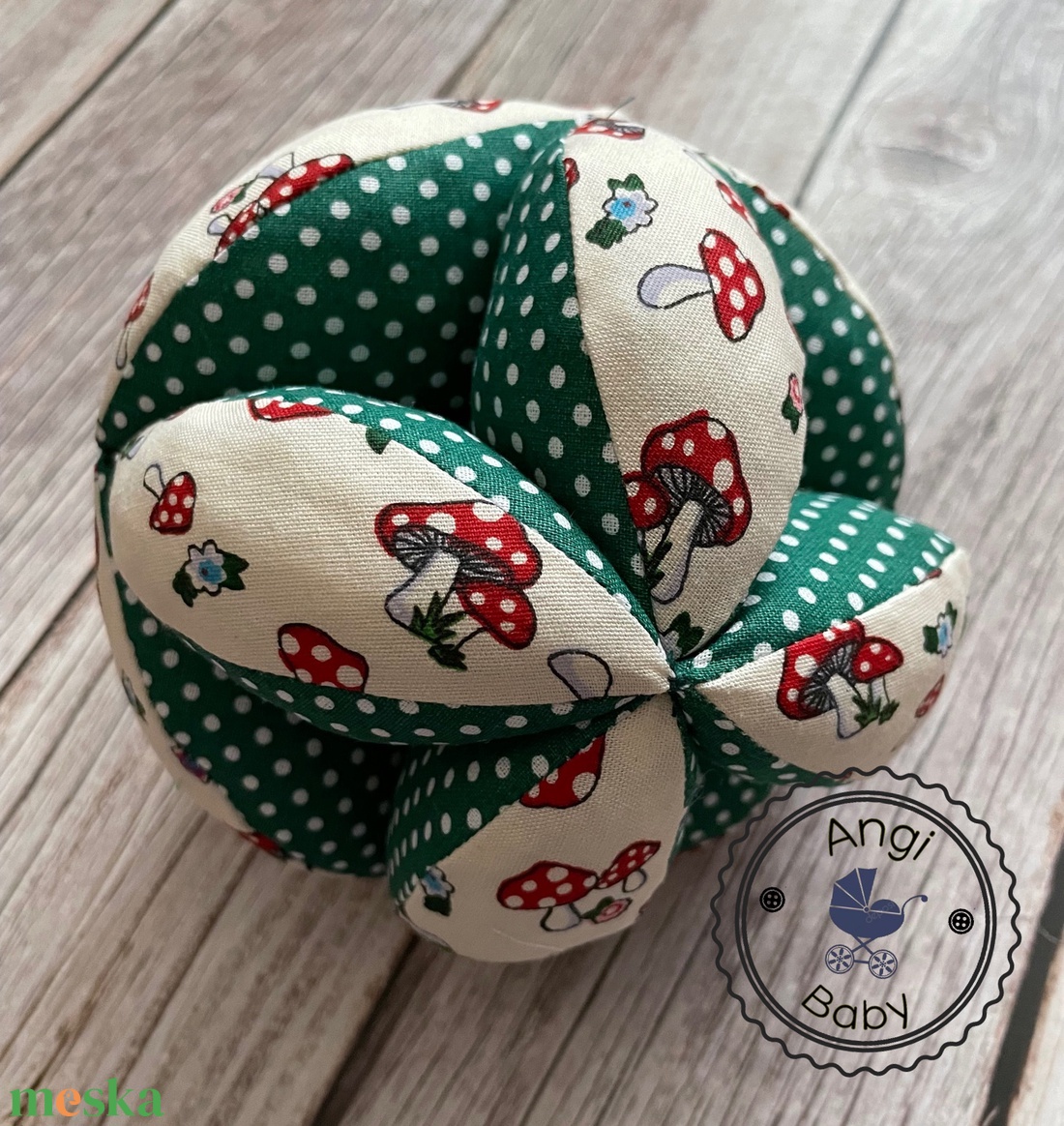 Montessori szétszedhető labda - játék & sport - 3 éves kor alattiaknak - babalabda - Meska.hu