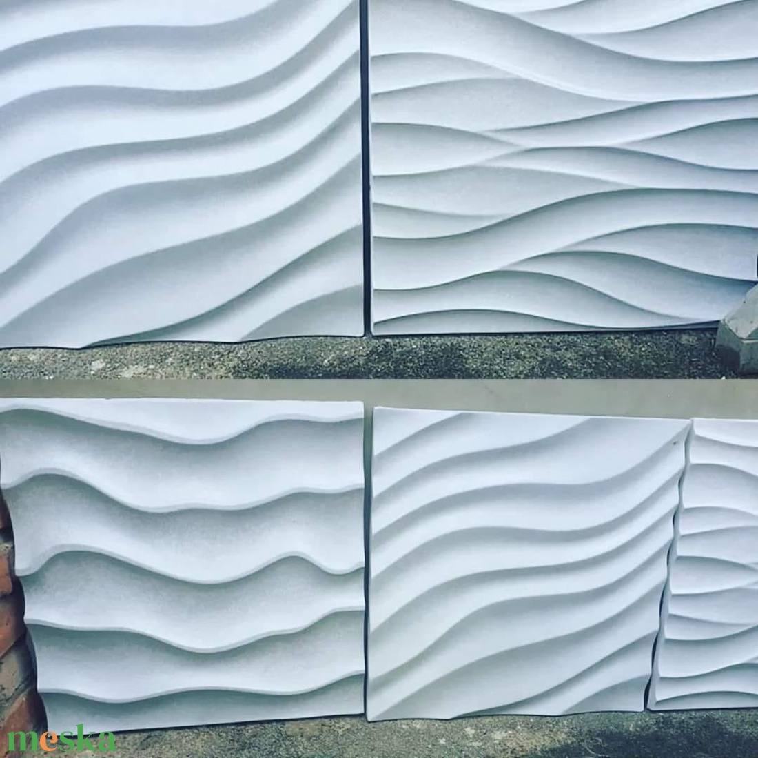 Beton burkolat - otthon & életmód - dekoráció - fali és függő dekoráció - falra akasztható dekor - Meska.hu