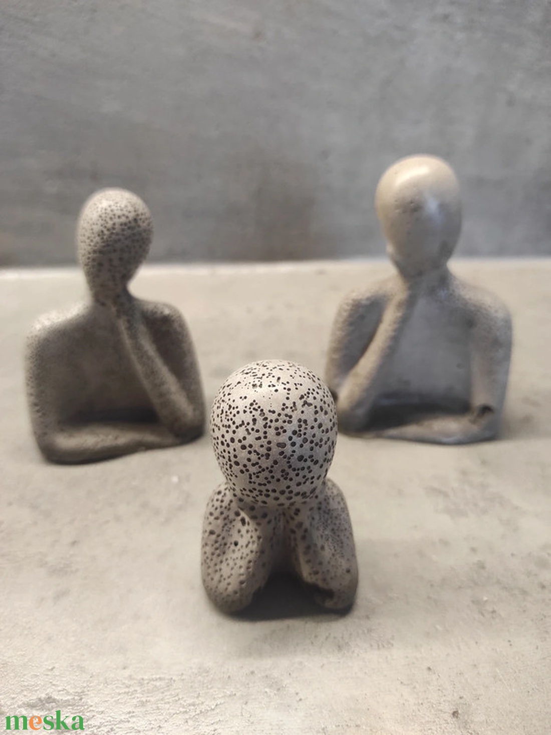 Nex beton család szobor  - otthon & életmód - dekoráció - dekoratív figurák és szobrok - Meska.hu