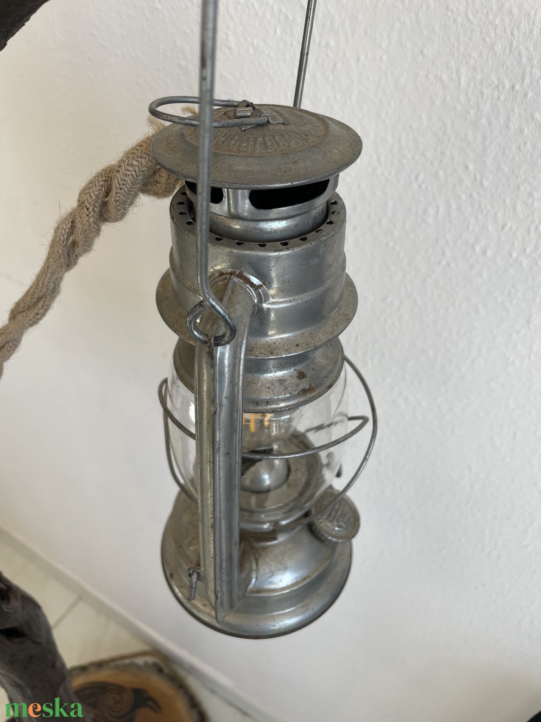 Állólámpa, pirográf, egyedi lámpa, hollós , huginn muninn  - otthon & életmód - lámpa - állólámpa - Meska.hu