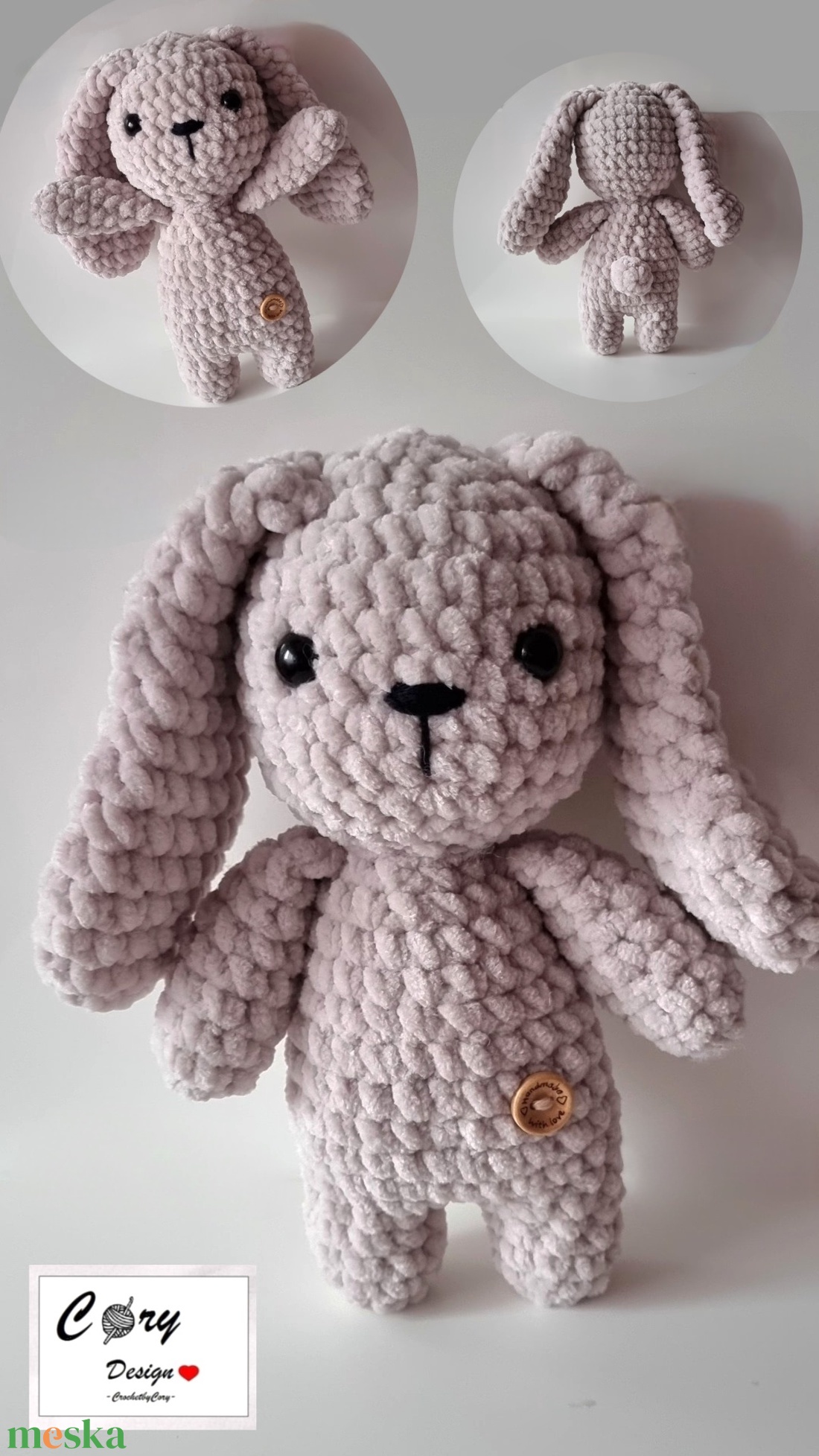 SunnyBunny plüssnyuszi - játék & sport - plüssállat & játékfigura - nyuszi - Meska.hu