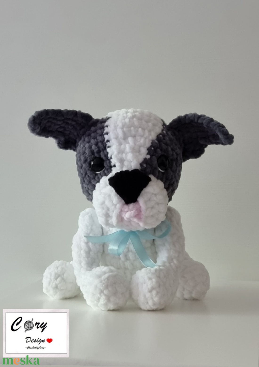 Francia bulldog - játék & sport - plüssállat & játékfigura - kutya - Meska.hu