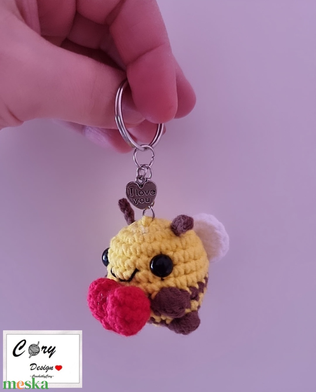 Bee my Valentine - Méhecske szvvel - táska & tok - kulcstartó & táskadísz - kulcstartó - Meska.hu Bee my Valentine - Méhecske szvvel - táska & tok - kulcstartó & táskadísz - kulcstartó - Meska.hu