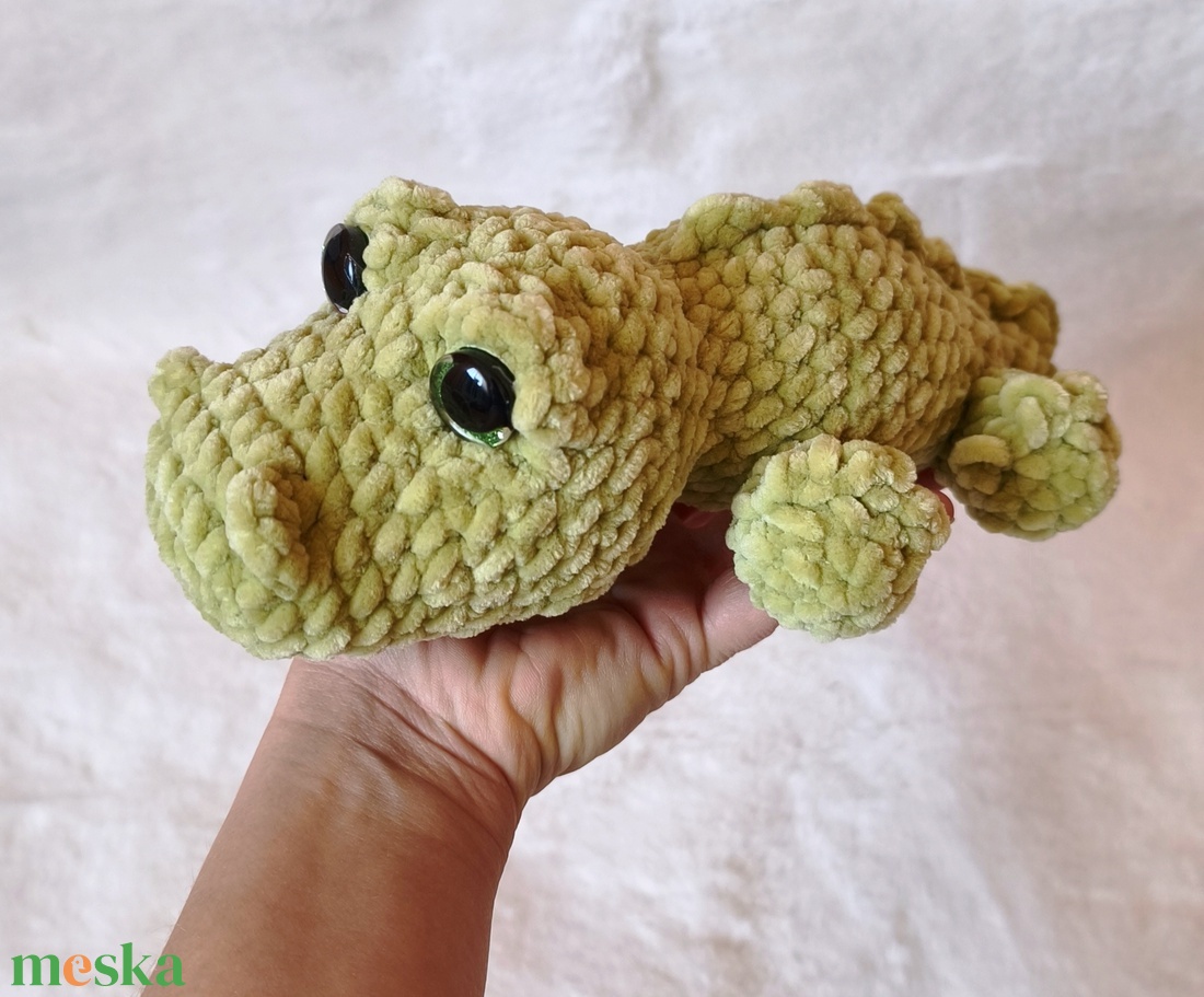 Krokodil  - játék & sport - plüssállat & játékfigura - más figura - Meska.hu