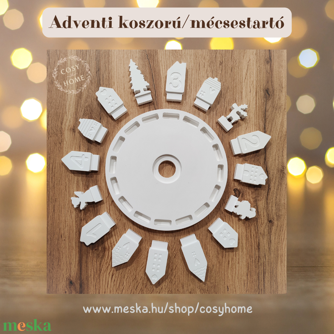 Egyedi adventi koszorú / mécsestartó - karácsony - adventi díszek - adventi koszorú - Meska.hu Egyedi adventi koszorú / mécsestartó - karácsony - adventi díszek - adventi koszorú - Meska.hu