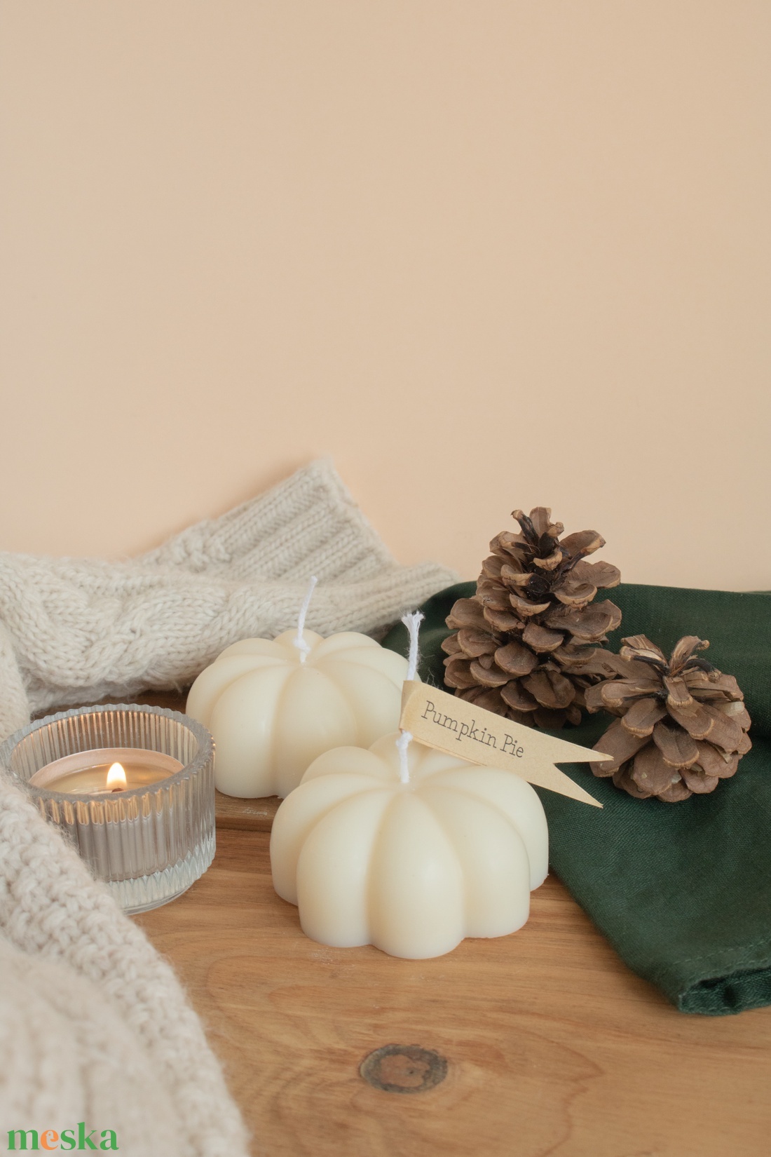Szójaviasz Gyertya, Őszi Fűszeres Illatgyertya, Tökös Pite Illat, Szülinapi, Karácsonyi Ajándék, Pumpkin Pie - otthon & életmód - gyertya, illat, aroma - gyertya - Meska.hu
