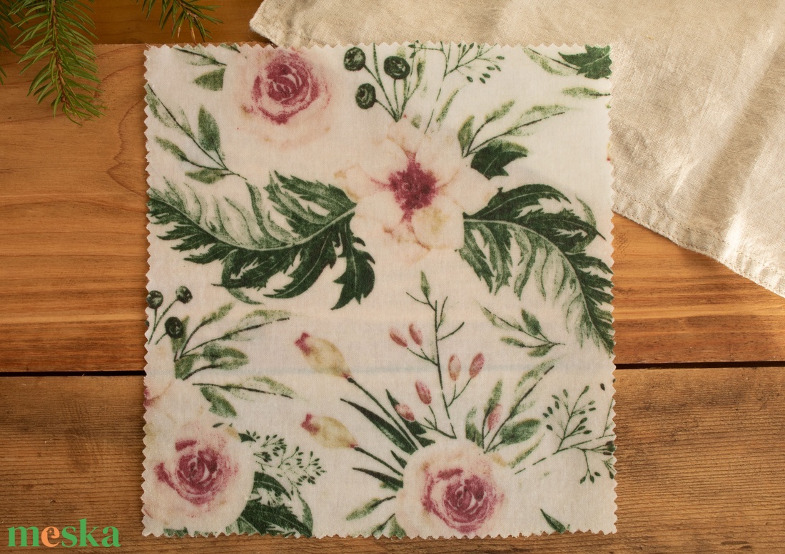 Méh Viaszos Kendő, Méhviaszos Kendő Csomag, Zero Waste Karácsonyi Ajándék, Környezetbarát, Beeswax Wrap - otthon & életmód - konyhafelszerelés, tálalás - konyhai textil - konyharuha & törlőkendő - Meska.hu