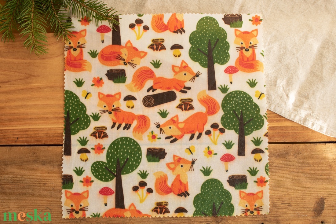 Méh Viaszos Kendő, Méhviaszos Kendő Csomag, Zero Waste Karácsonyi Ajándék, Környezetbarát, Beeswax Wrap - otthon & életmód - konyhafelszerelés, tálalás - konyhai textil - konyharuha & törlőkendő - Meska.hu