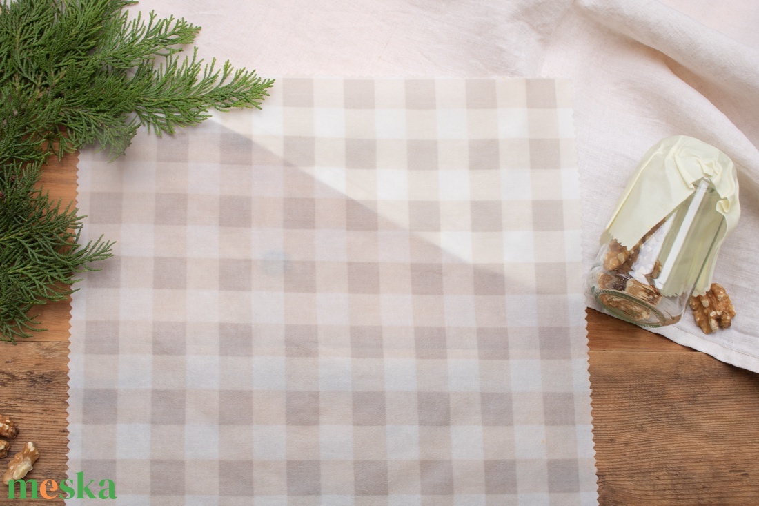 Méh Viaszos Kendő, Méhviaszos Kendő Csomag, Zero Waste Karácsonyi Ajándék, Környezetbarát, Beeswax Wrap - otthon & életmód - konyhafelszerelés, tálalás - konyhai textil - konyharuha & törlőkendő - Meska.hu