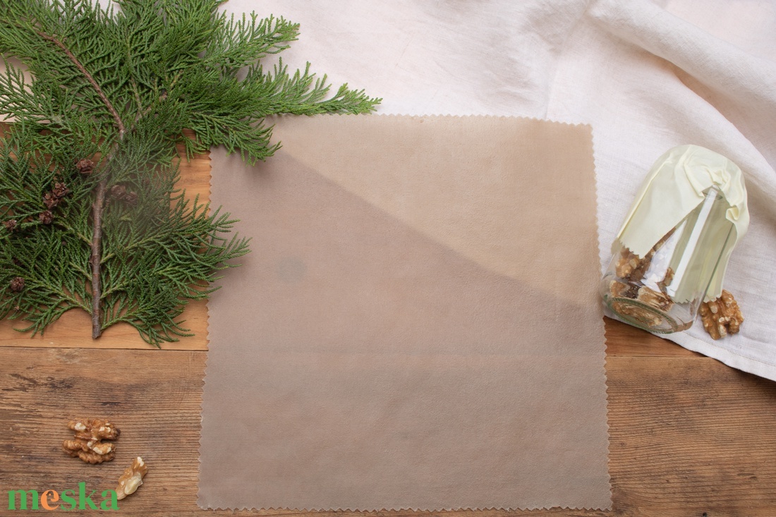 Méh Viaszos Kendő, Méhviaszos Kendő Csomag, Zero Waste Karácsonyi Ajándék, Környezetbarát, Beeswax Wrap - otthon & életmód - konyhafelszerelés, tálalás - konyhai textil - konyharuha & törlőkendő - Meska.hu