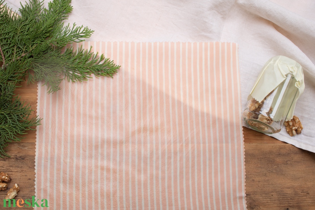 Méh Viaszos Kendő, Méhviaszos Kendő Csomag, Zero Waste Karácsonyi Ajándék, Környezetbarát, Beeswax Wrap - otthon & életmód - konyhafelszerelés, tálalás - konyhai textil - konyharuha & törlőkendő - Meska.hu
