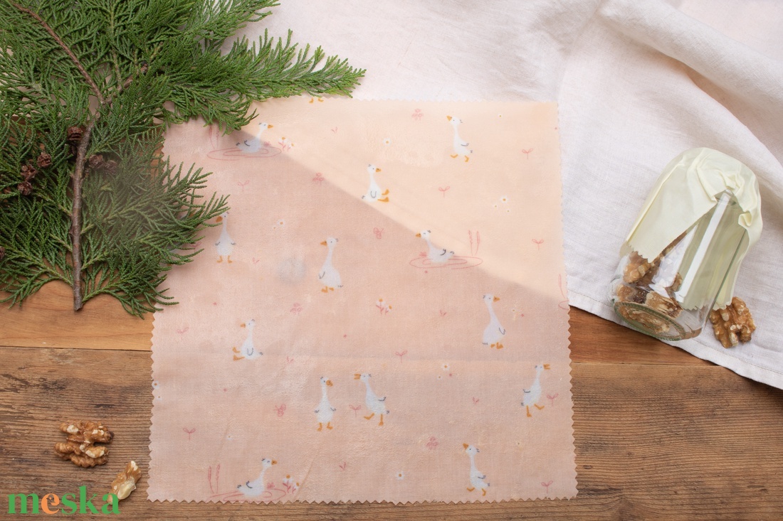 Méh Viaszos Kendő, Méhviaszos Kendő Csomag, Zero Waste Karácsonyi Ajándék, Környezetbarát, Beeswax Wrap - otthon & életmód - konyhafelszerelés, tálalás - konyhai textil - konyharuha & törlőkendő - Meska.hu