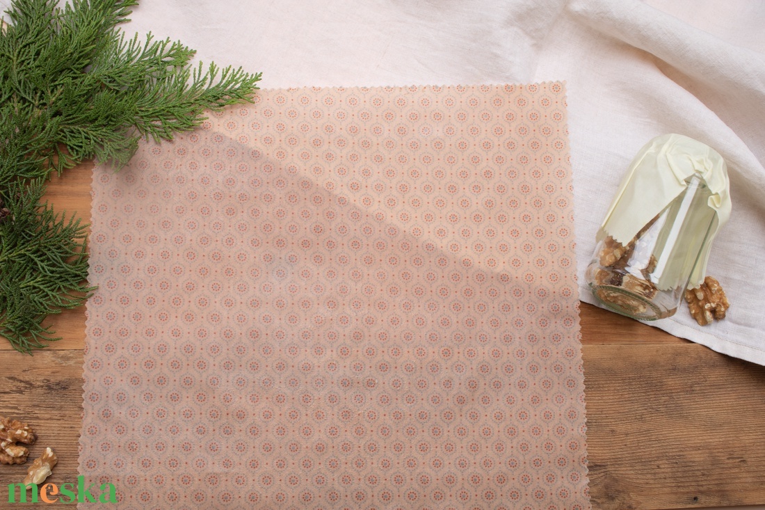 Méh Viaszos Kendő, Méhviaszos Kendő Csomag, Zero Waste Karácsonyi Ajándék, Környezetbarát, Beeswax Wrap - otthon & életmód - konyhafelszerelés, tálalás - konyhai textil - konyharuha & törlőkendő - Meska.hu