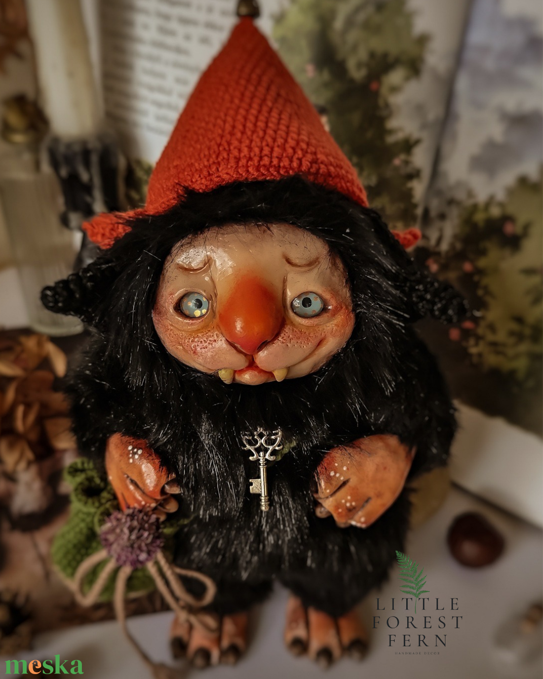 Kobold piros sapkában -  - Meska.hu