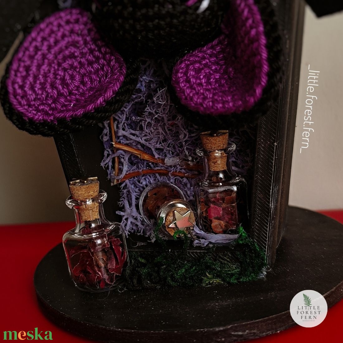 Denevér mini koporsóban - otthon & életmód - dekoráció - halloween - halloweeni figurák - Meska.hu