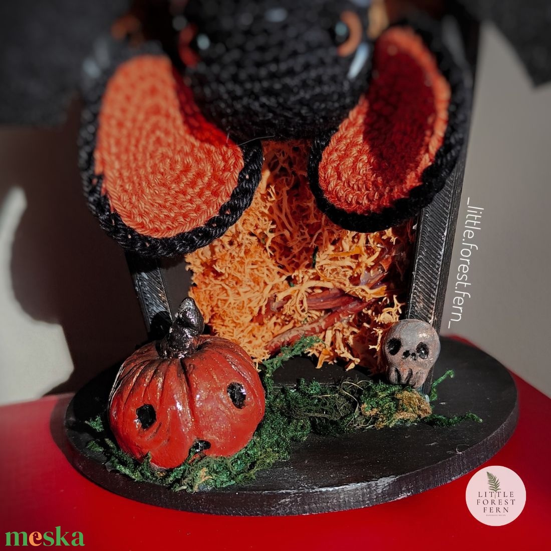 Denevér mini koporsóban - otthon & életmód - dekoráció - dísztárgy - Meska.hu