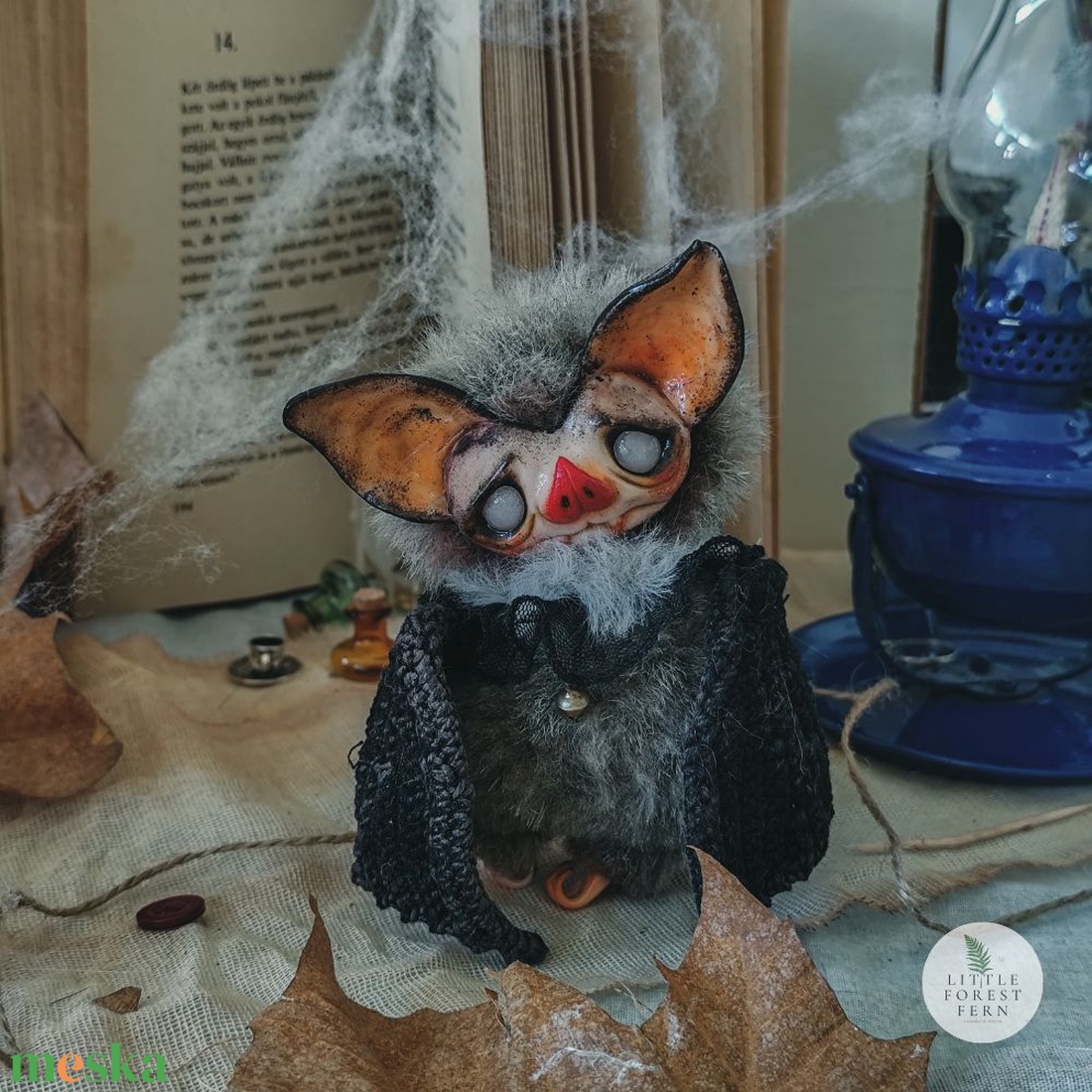 Denevér - otthon & életmód - dekoráció - dekoratív figurák és szobrok - Meska.hu