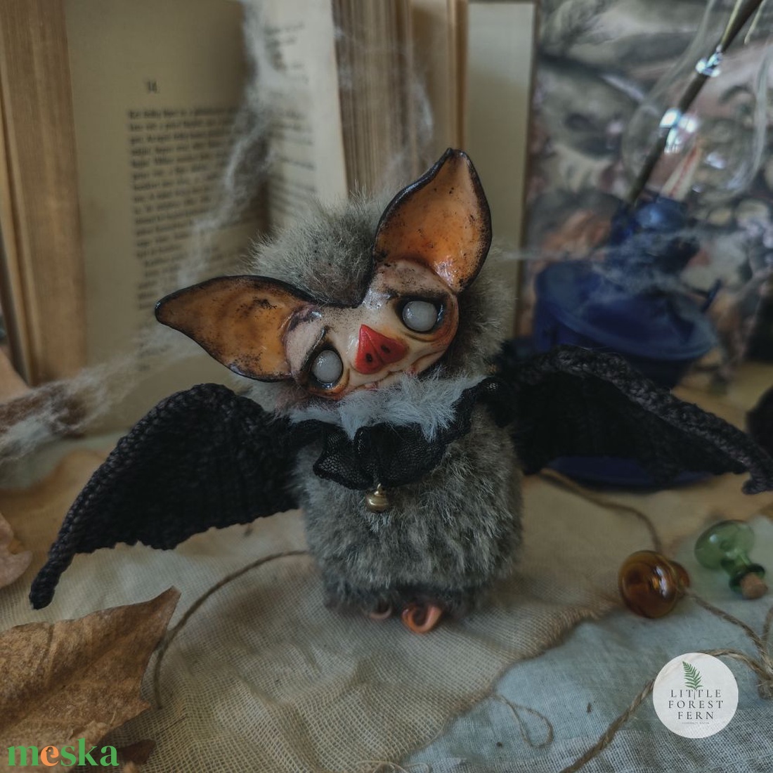 Denevér - otthon & életmód - dekoráció - dekoratív figurák és szobrok - Meska.hu